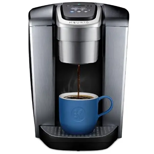 Keurig K-Elite Single Serve Coffee Maker in brushed silver