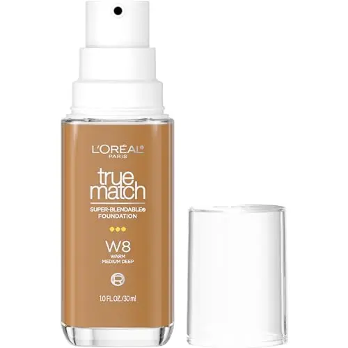 L'Oreal Paris True Match Super-Blendable Foundation bottle with pump
