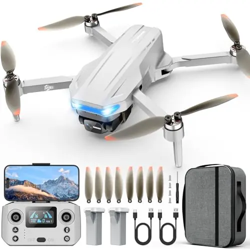 Oddire HK11 gray GPS drone with camera and remote